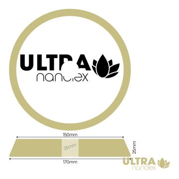 Nanolex Ultra Cut DA Polishing Pad, 170 x 25 - mitat