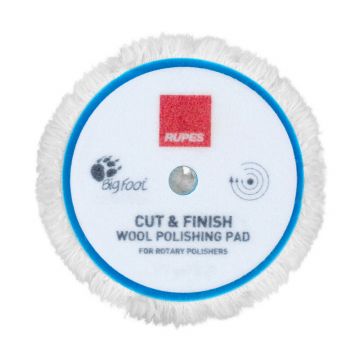 Rupes Cut & Finish Rotary Wool Pad, 180 mm