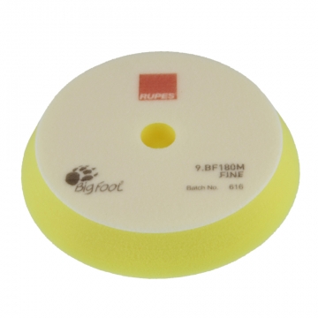 Rupes Yellow Fine Foam Pad, 180 mm tausta