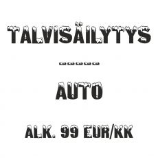 Talvisäilytys, auto