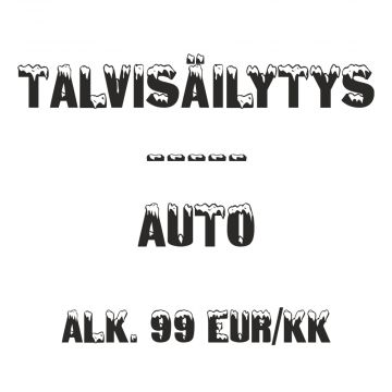 Talvisäilytys, auto