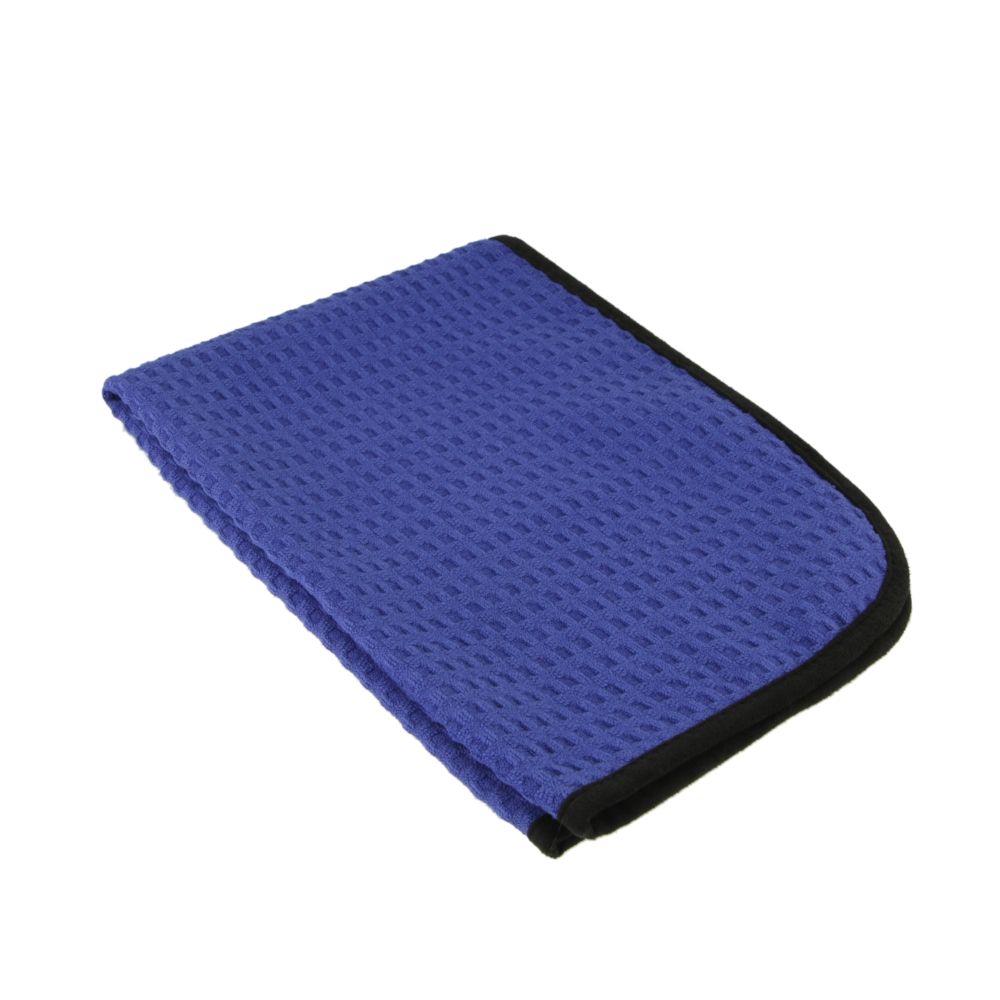 The Rag Company Dry Me A River! Korean Microfiber Waffle Weave Drying Towel | Car Supplies Warehouse 16x24 / Single / Navy Blue